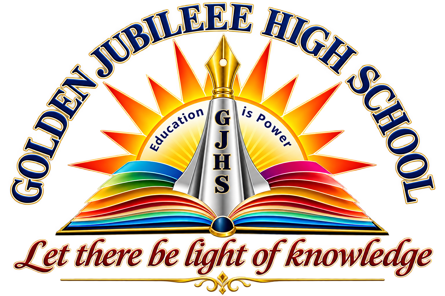 Golden Jubilee High School Logo